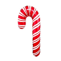 Candy Cane Red Balloons