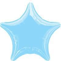 Pastel Blue Star Shape  Foil Balloons