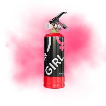 Gender Reveal Fire Extinguisher - Girl