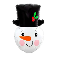 Snowman Face Balloons