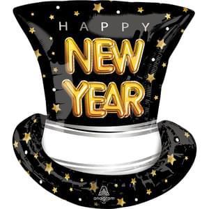 34" New Year Hat
