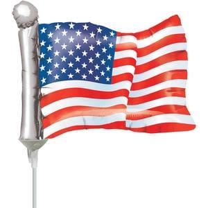 9" American Flag Mini Shape