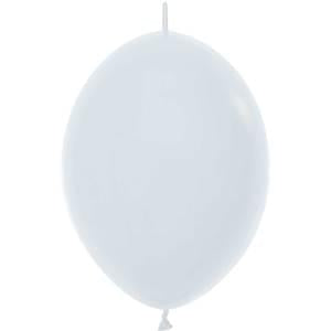 Fashion White Link-O-Loon - 6 Inch Sempertex