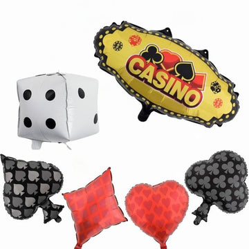 18" Casino Assorted Foil Shapes