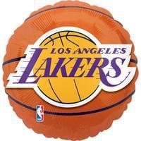 LA Lakers Basketball Foil Balloons