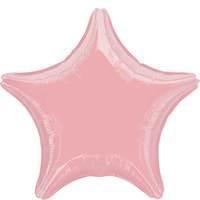 Pastel Pink Star Shape Foil Balloons