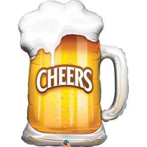 25" Cheers Beer mug Helium Shape