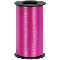 Cerise Curling Ribbon Crimped