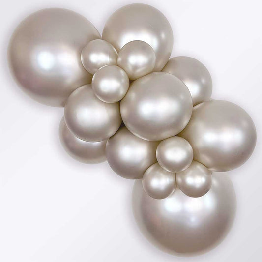 Silk Cream Pearl - 18 inch  (6 count) Sempertex