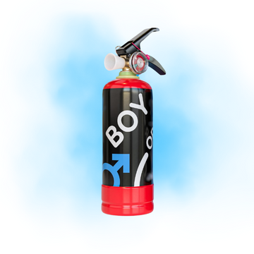 Gender Reveal Fire Extinguisher - Boy