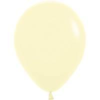 Pastel Matte Yellow - 12 inch Sempertex