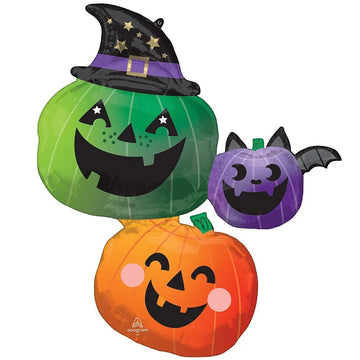 33" Anagram Fun and Spooky Pumpkin Stacker