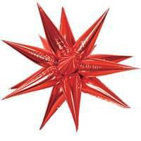 26" Foil Balloon Starburst - Red