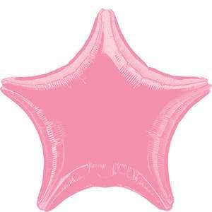 19" Metallic Pink Star Shape Foil