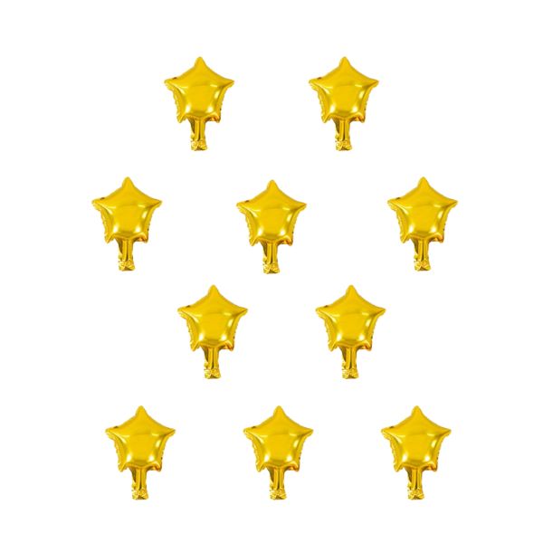 5" Mini Gold Star - 10 count