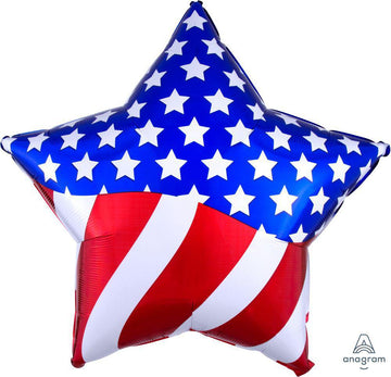 Jumbo American Flag Star
