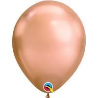 Chrome Rose Gold 11 Inch (100 Count)  - Qualatex