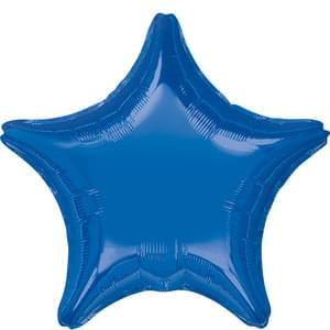 19" Dark Blue Star Shape Foil