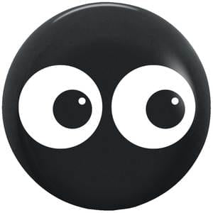 Double Eyes Top Black - 5 inch 10 count unpackaged