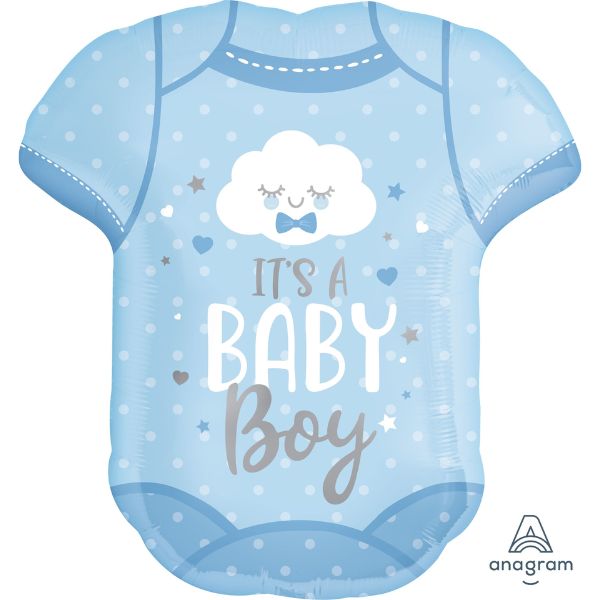 24" Baby Boy Onesie Balloon