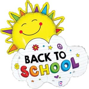 31" Back to School Sunshine Shape