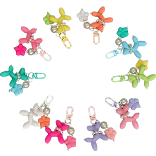 Balloon Dog Key Chain