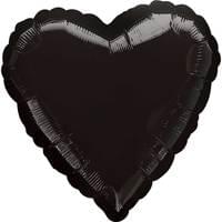 18" Black Heart