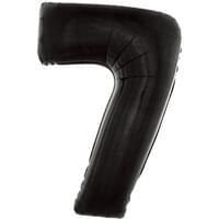 Black 32" Number 7 Foil Balloon