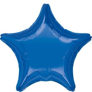 Dark Blue Star Shape Foil Balloons