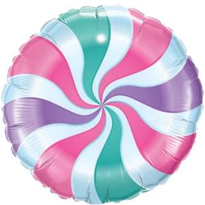 18" Candy Pastel Swirl