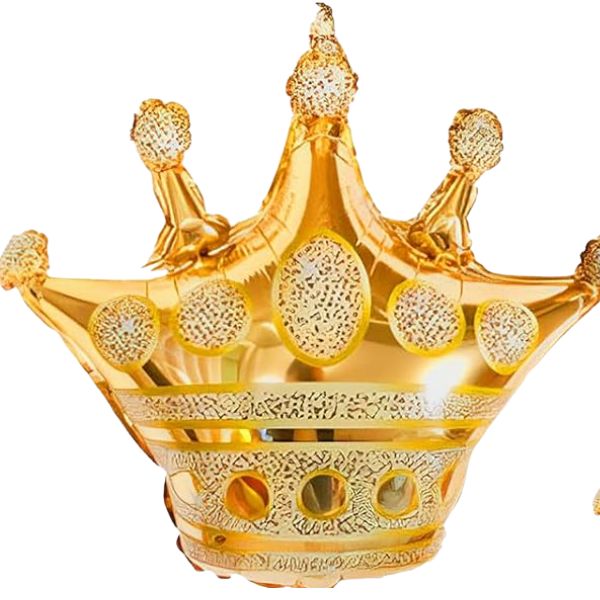 41" Gold Crown Helium Shape