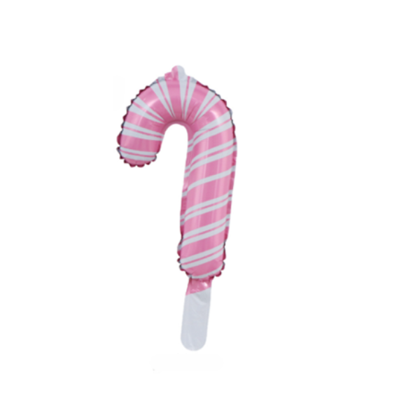 12" Mini Candy Cane - Pink and White