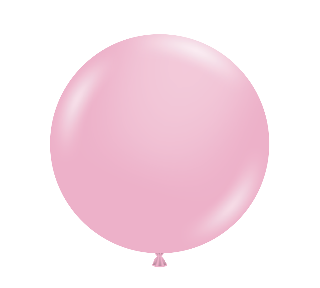 Metallic Shimmering Pink - 11 inch Tuftex 50ct unpackaged