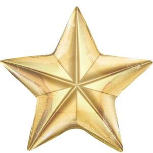 24" Glamorous Gold Star