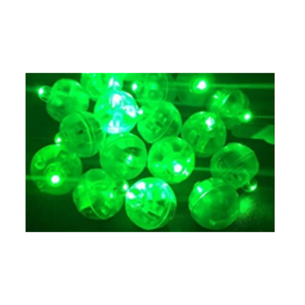 Sparkle LED Lights- Green pack of 10