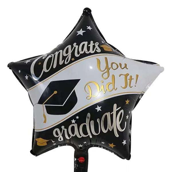 You Did It Graduate Star Shape Foil Balloons