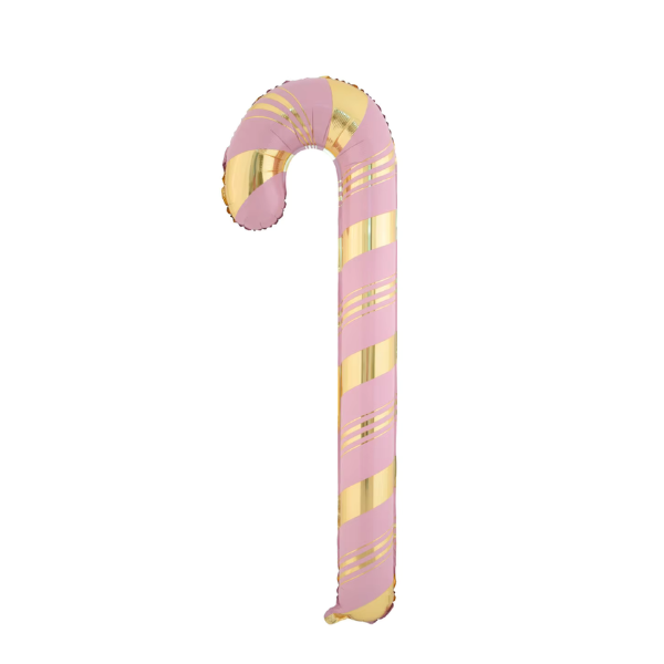 53" Large Candy Cane - Pink & Gold