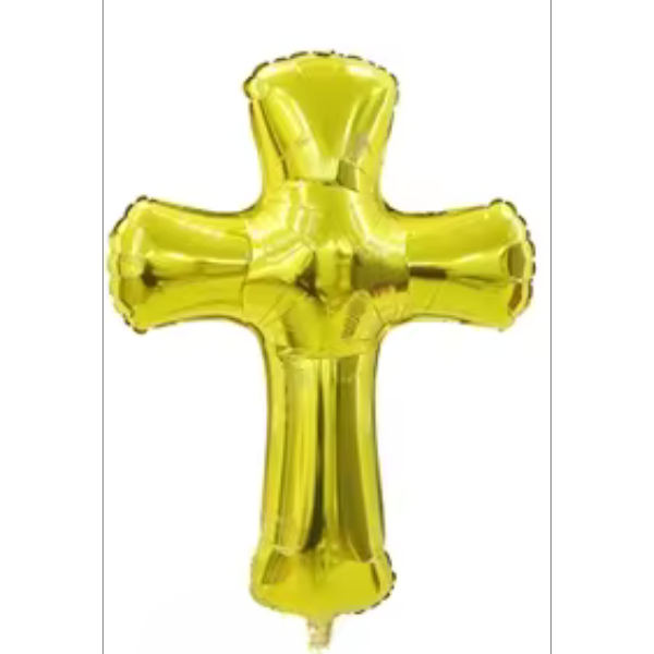 27"� Cross Super Shape  - Gold