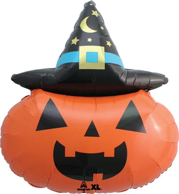 28" Halloween Witchy Pumpkin