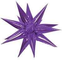 26" Foil Balloon Starburst - Purple