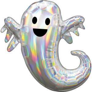 25" Iridescent Ghost Holographic Super Shape