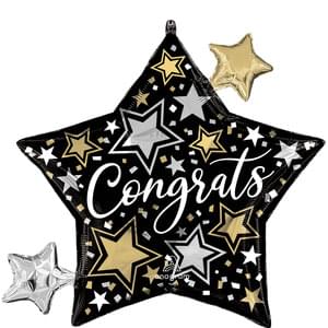 27" Congrats Star Super Shape