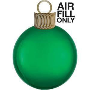 15" Green Orbz - Air Fill Ornament