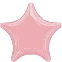 19" Pastel Pink Star Shape Foil