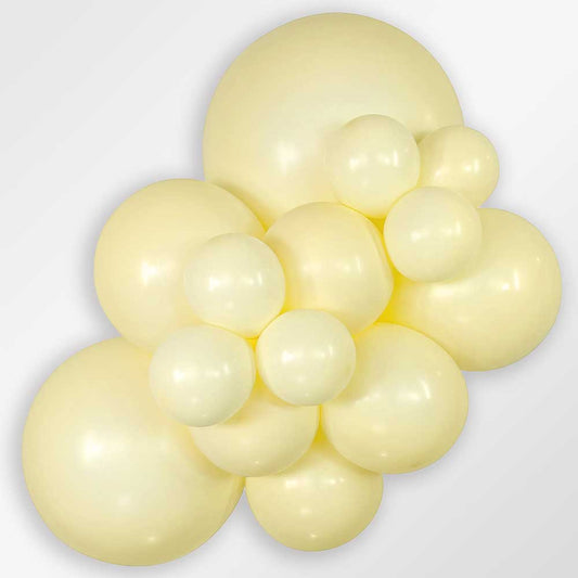Pastel Matte Yellow - 18 inch Sempertex 25 count