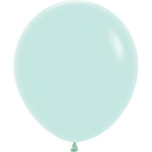 Pastel Matte Green - 18 inch 6 count Sempertex