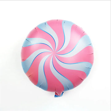 Pink Peppermint Swirl Balloons