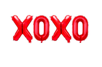 16" XOXO Red Balloons