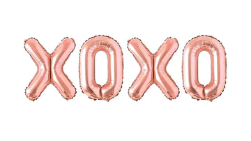 16" XOXO Rose Gold Balloons
