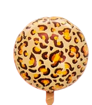 18" Cheetah Print Balloons Mylar